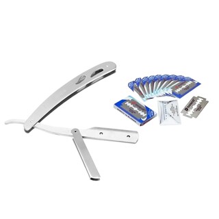 Foto 3 | Kit De Afeitado Para Barba Simple Con Aceite Para Barba, Maquinilla De Afeitar, Cuchillas Y Brocha - Venta Internaciona