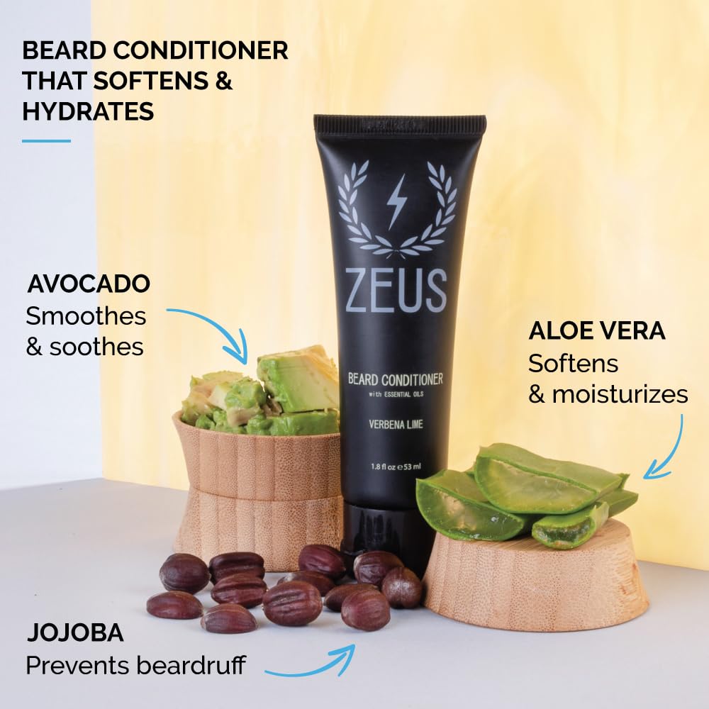 Foto 4 pulgar | Set De Jabón Y Acondicionador Para Barba Zeus Travel Size - Venta Internacional.