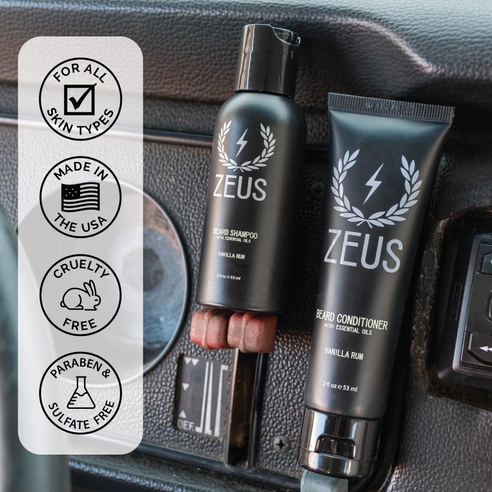 Foto 6 pulgar | Set De Jabón Y Acondicionador Para Barba Zeus Travel Size - Venta Internacional.