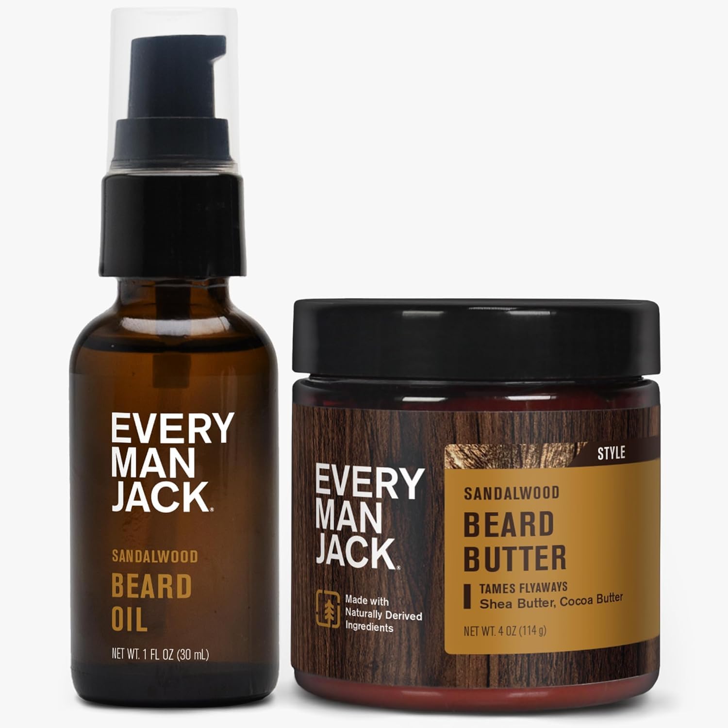 Paquete De Aceite Y Mantequilla Para Barba Every Man Jack Sandalwood - Venta Internacional.