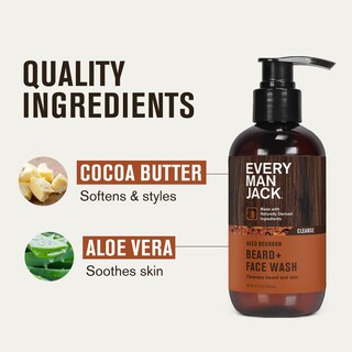 Foto 5 | Jabón Facial Beard + Every Man Jack Subtle Aged Bourbon, 200 Ml - Venta Internacional.