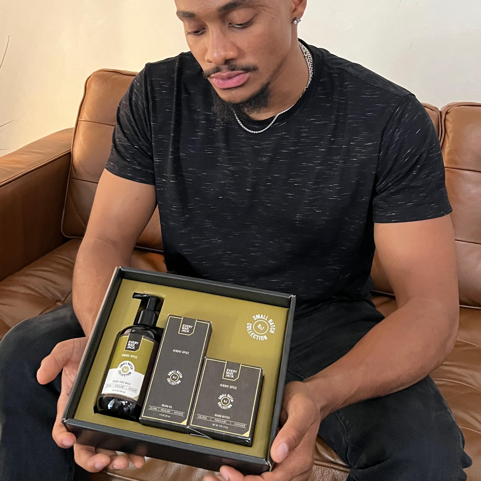 Foto 5 | Set Para Barba Every Man Jack, Lote Pequeño, Fragancia Hinoki Spice - Venta Internacional.