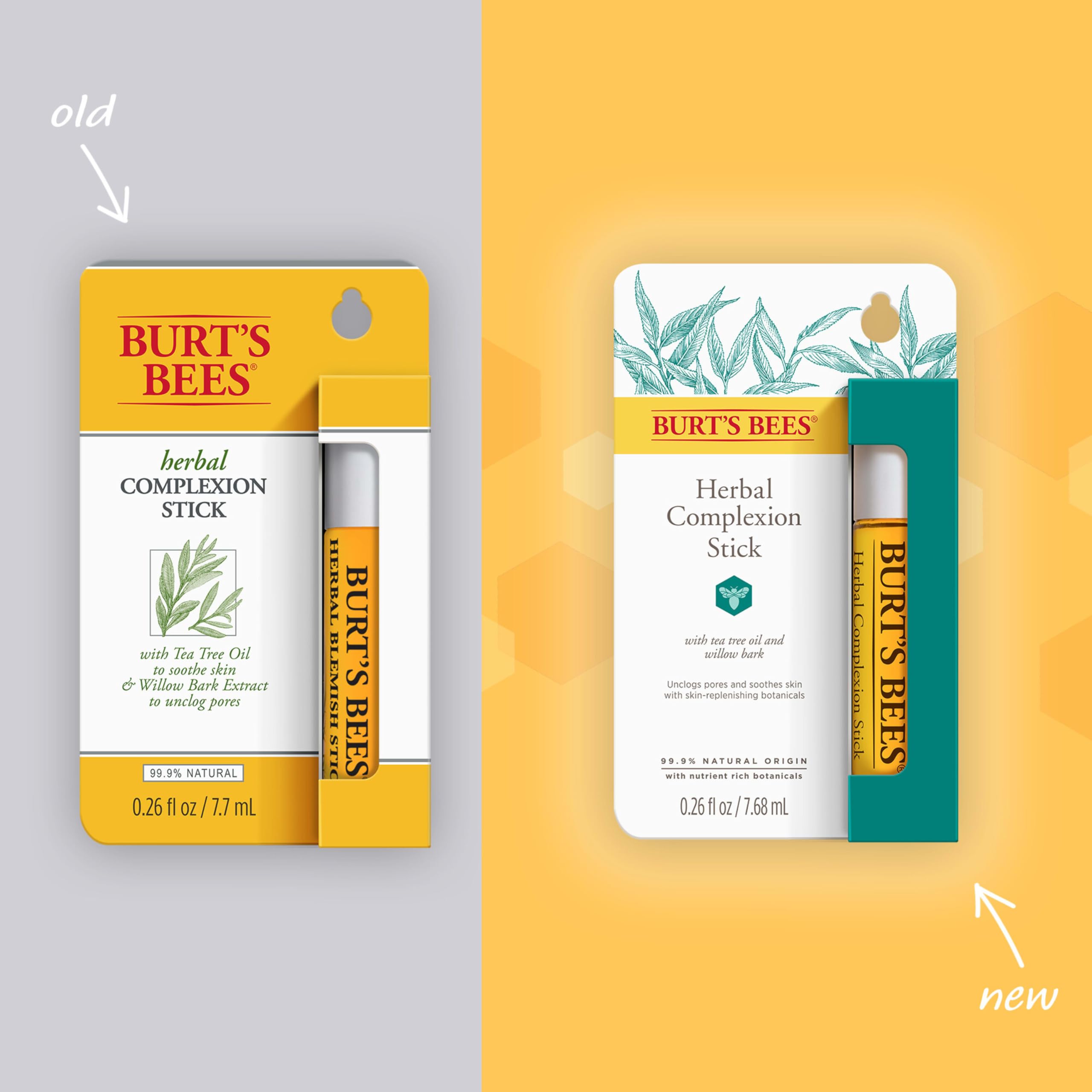 Foto 3 pulgar | Stocking Stuffers Burt's Bees En Barra Para Manchas A Base De Hierbas, 7,7 Ml, Paquete De 2 - Venta Internacional.