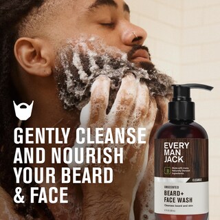 Foto 2 | Jabón Facial Beard + Every Man Jack Sin Perfume, 200 Ml (paquete De 2) - Venta Internacional.