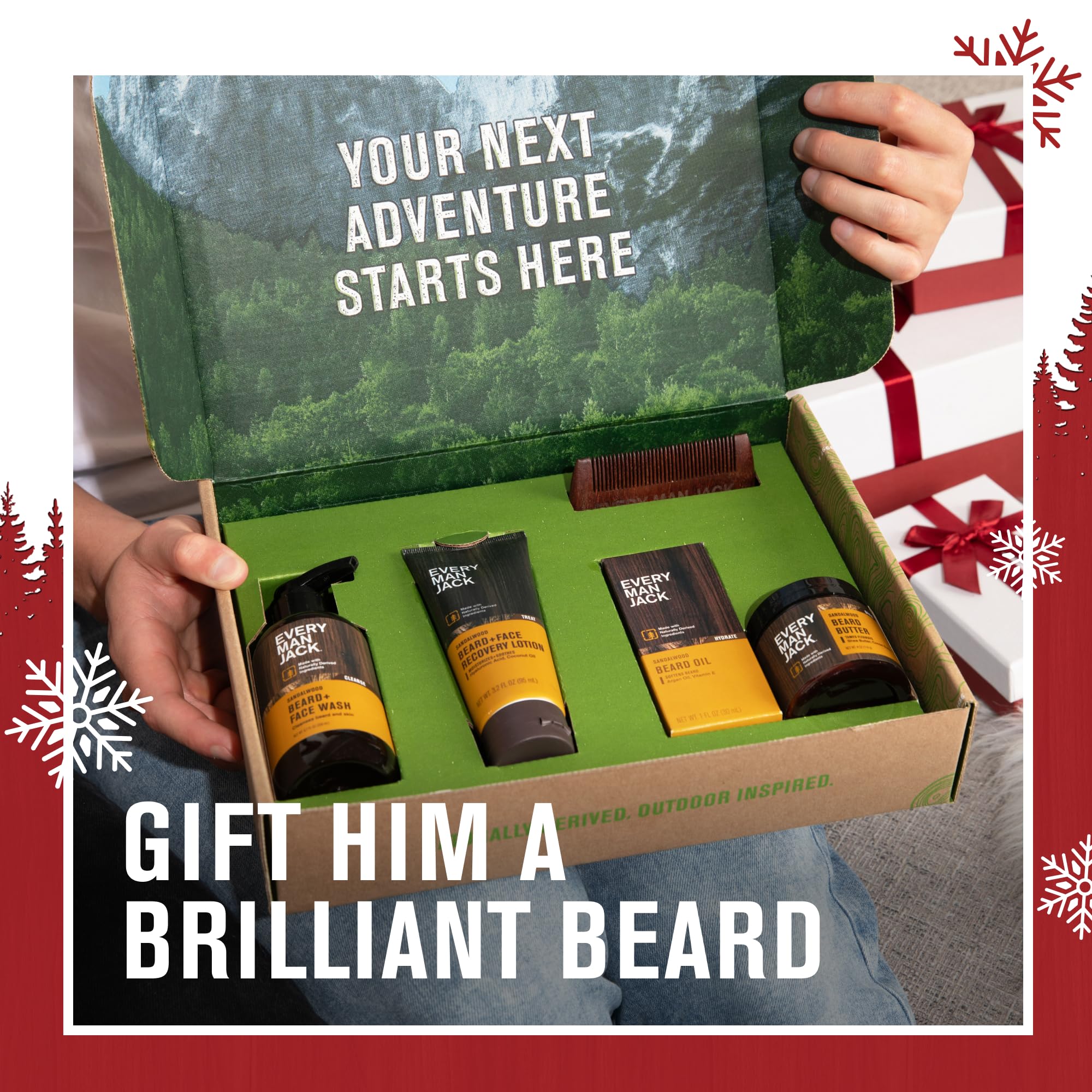 Foto 2 | Set De Aseo Every Man Jack Para Hombre, Color Sándalo, Con 5 Productos - Venta Internacional.