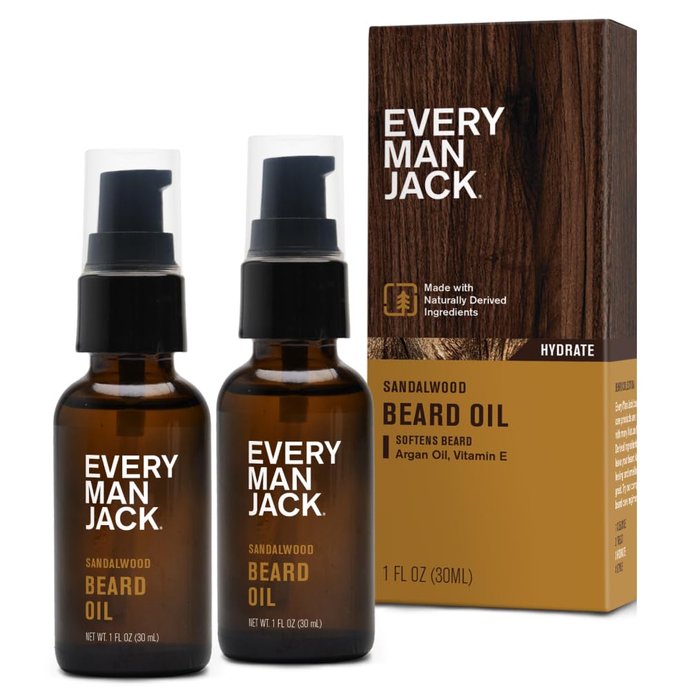 Foto 2 pulgar | Aceite Para Barba Every Man Jack Subtle Sandalwood 30 Ml (paquete De 2) - Venta Internacional.