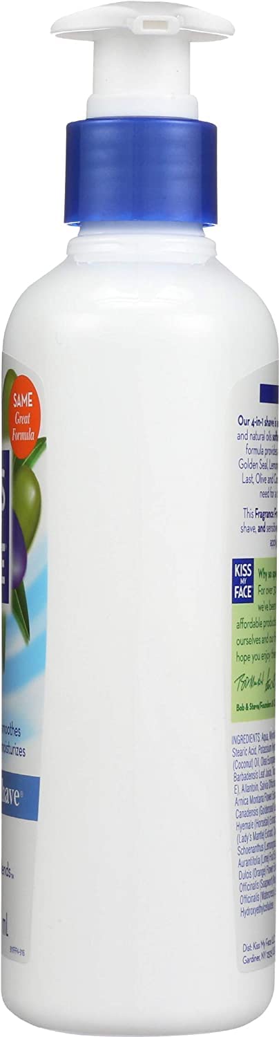 Foto 7 | Crema De Afeitar Kiss My Face Moisture Shave 325 Ml Sin Fragancia - Venta Internacional.