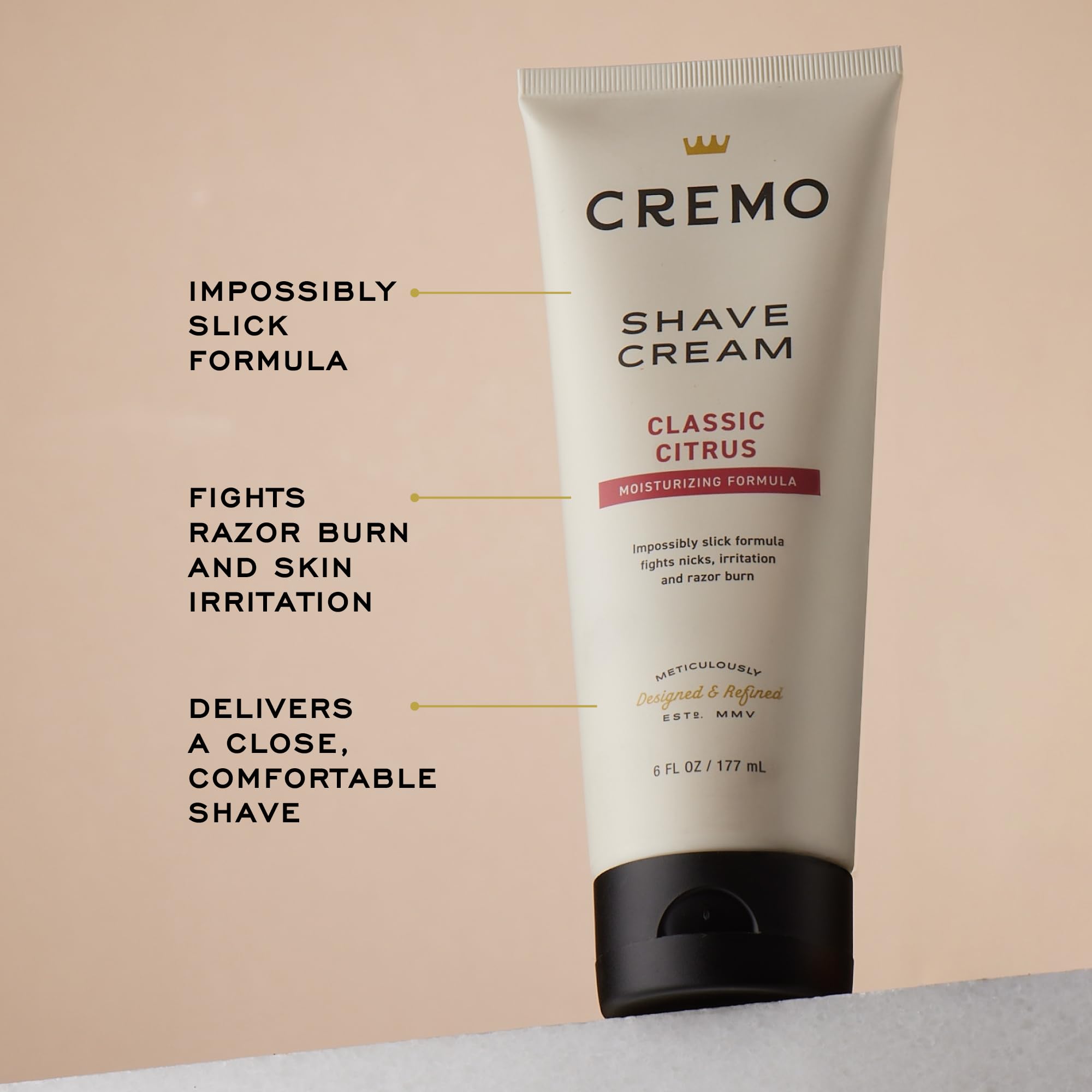 Foto 5 pulgar | Set De Regalo De Afeitado Cremo Original Para Hombre Con Crema De Afeitar De 177 Ml - Venta Internacional.