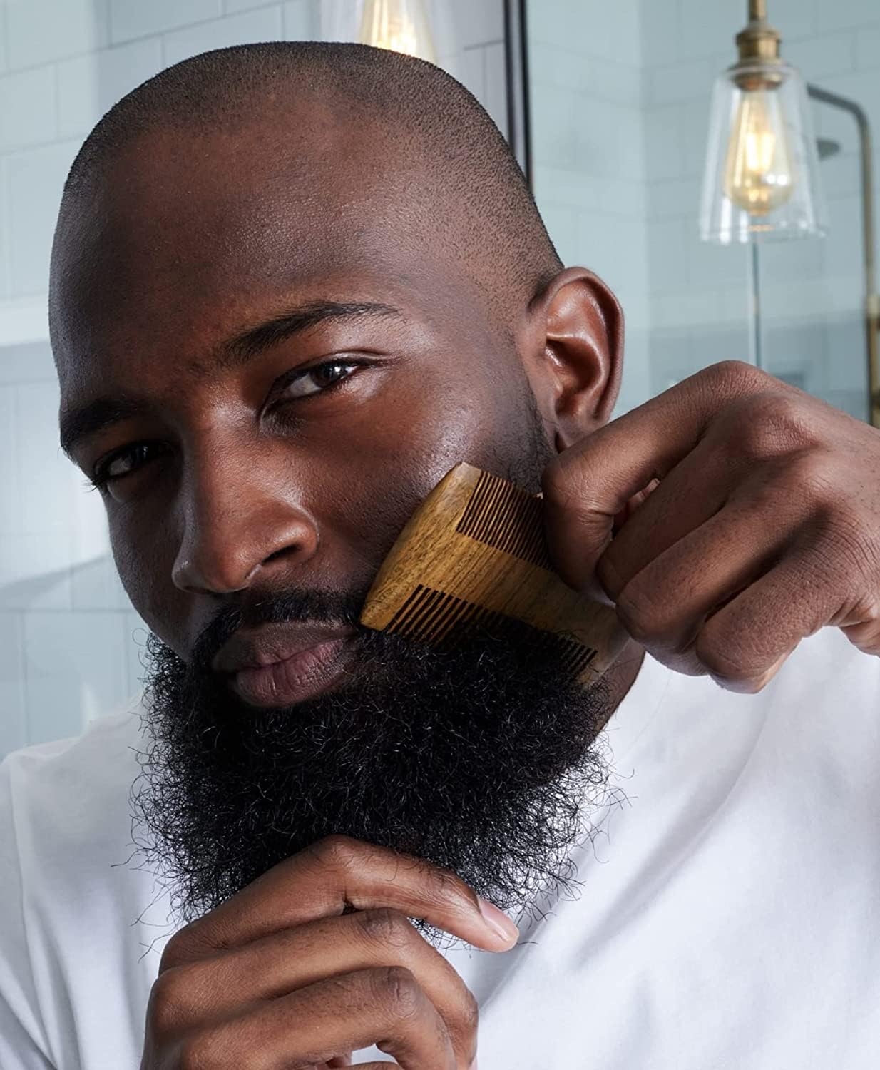 Foto 7 pulgar | Beard Comb Cremo Premium  Fragancia De Madera 100% Natural - Venta Internacional.