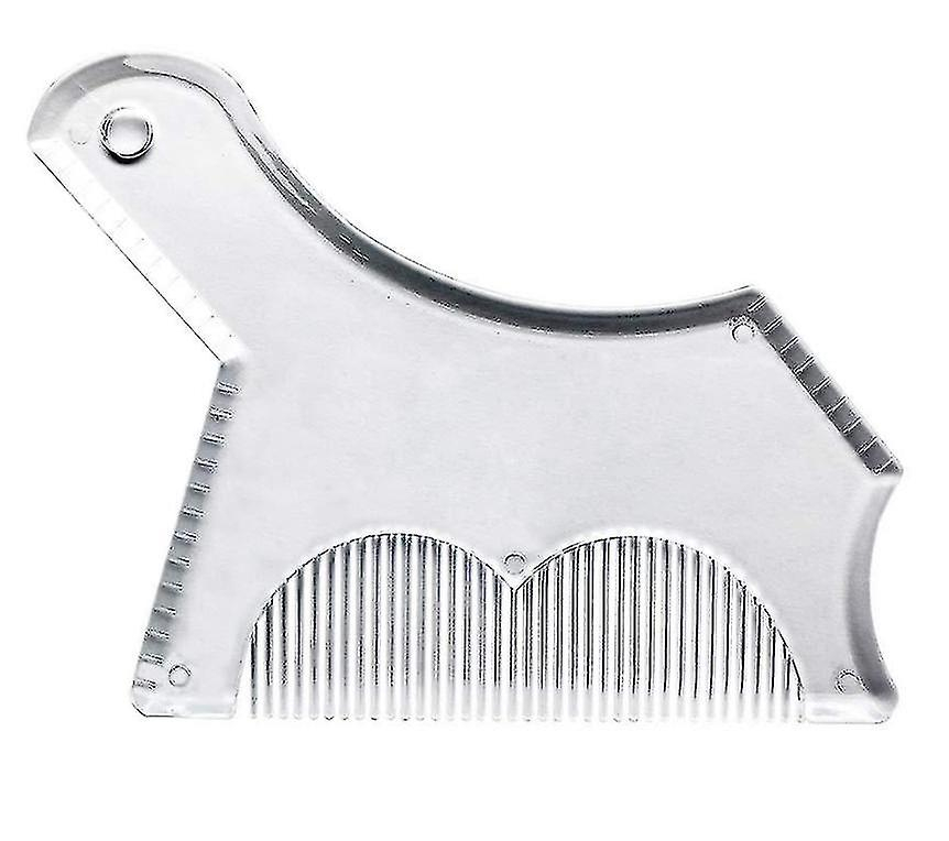 Foto 6 pulgar | Herramienta Para Dar Forma A La Barba  Plantilla  Peine  Color Azul - Venta Internacional.