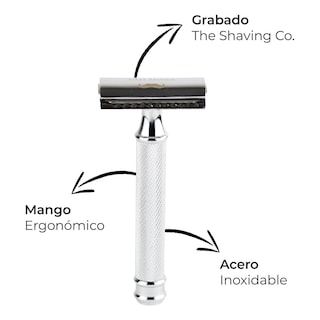 Foto 3 | The Shaving Co Kit Crema De Afeitar Menta, Razor Metal, Bowl