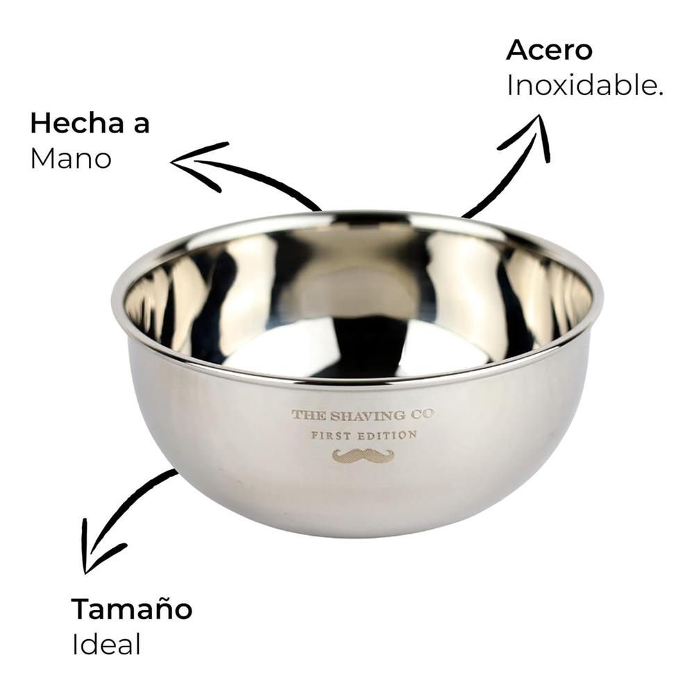 Foto 5 | The Shaving Co Kit Crema De Afeitar Coco, Razor Metal, Bowl