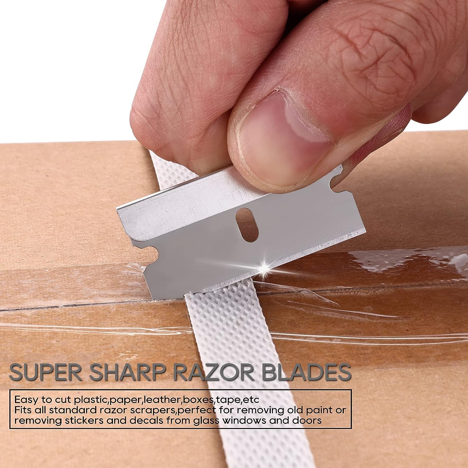 Foto 5 | Rascador Industrial Razor Blades Rexbeti De Un Solo Filo, 800 Unidades - Venta Internacional.