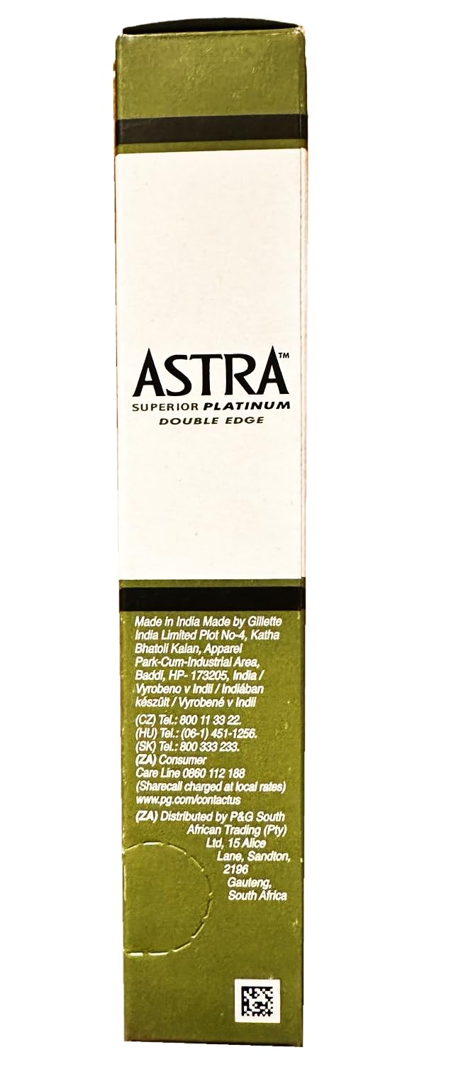 Foto 3 pulgar | Cuchillas De Afeitar De Seguridad Astra Platinum, 100 Unidades (paquete De 1) - Venta Internacional.