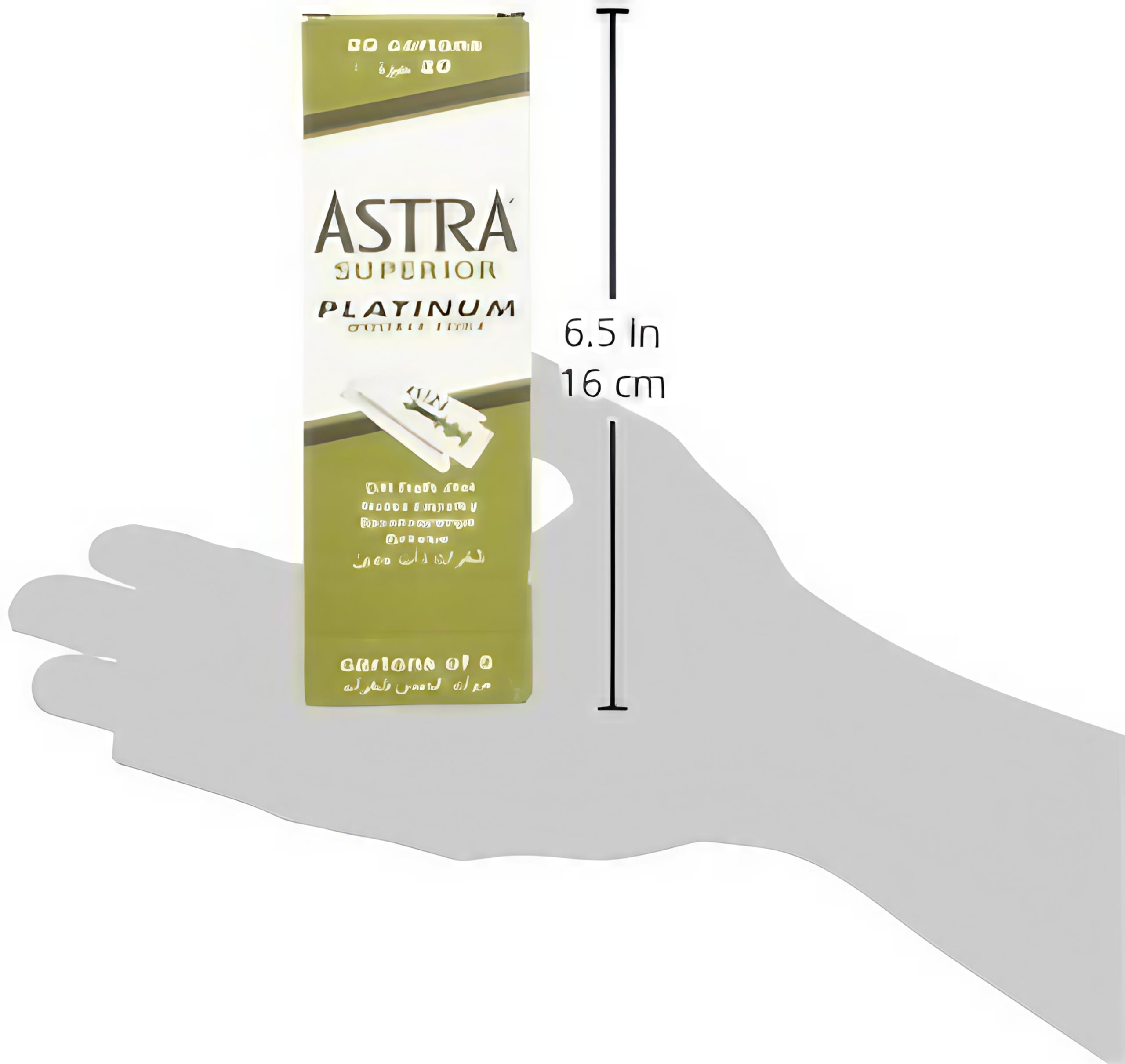 Foto 5 pulgar | Cuchillas De Afeitar De Seguridad Astra Platinum, 100 Unidades (paquete De 1) - Venta Internacional.