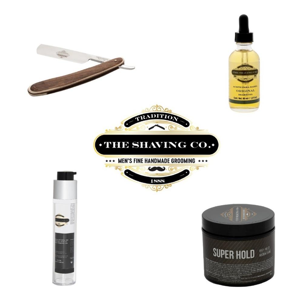 Foto 9 pulgar | Kit The Shaving Co Brocha Afeitar Metal Con Base De Acero