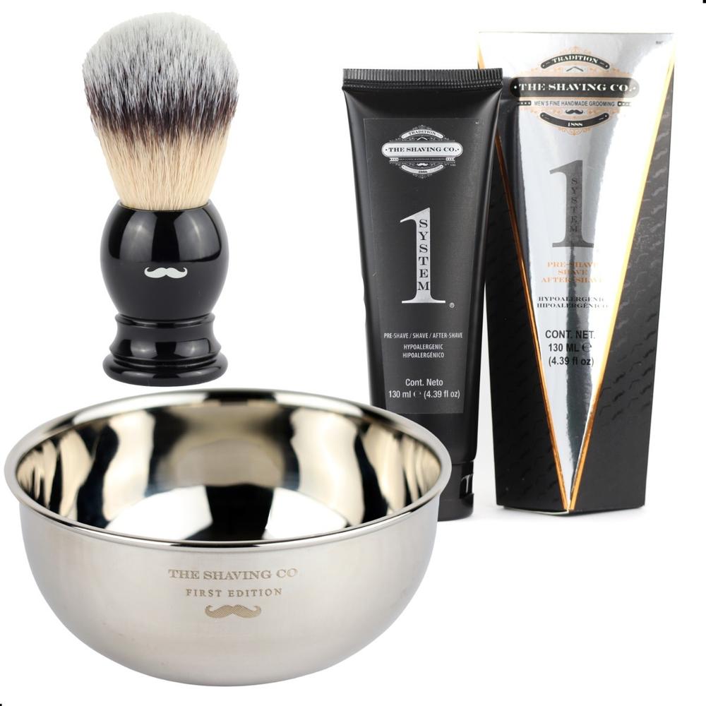 Foto 2 pulgar | Kit Para Afeitar The Shaving Co Brocha + Bowl + One System