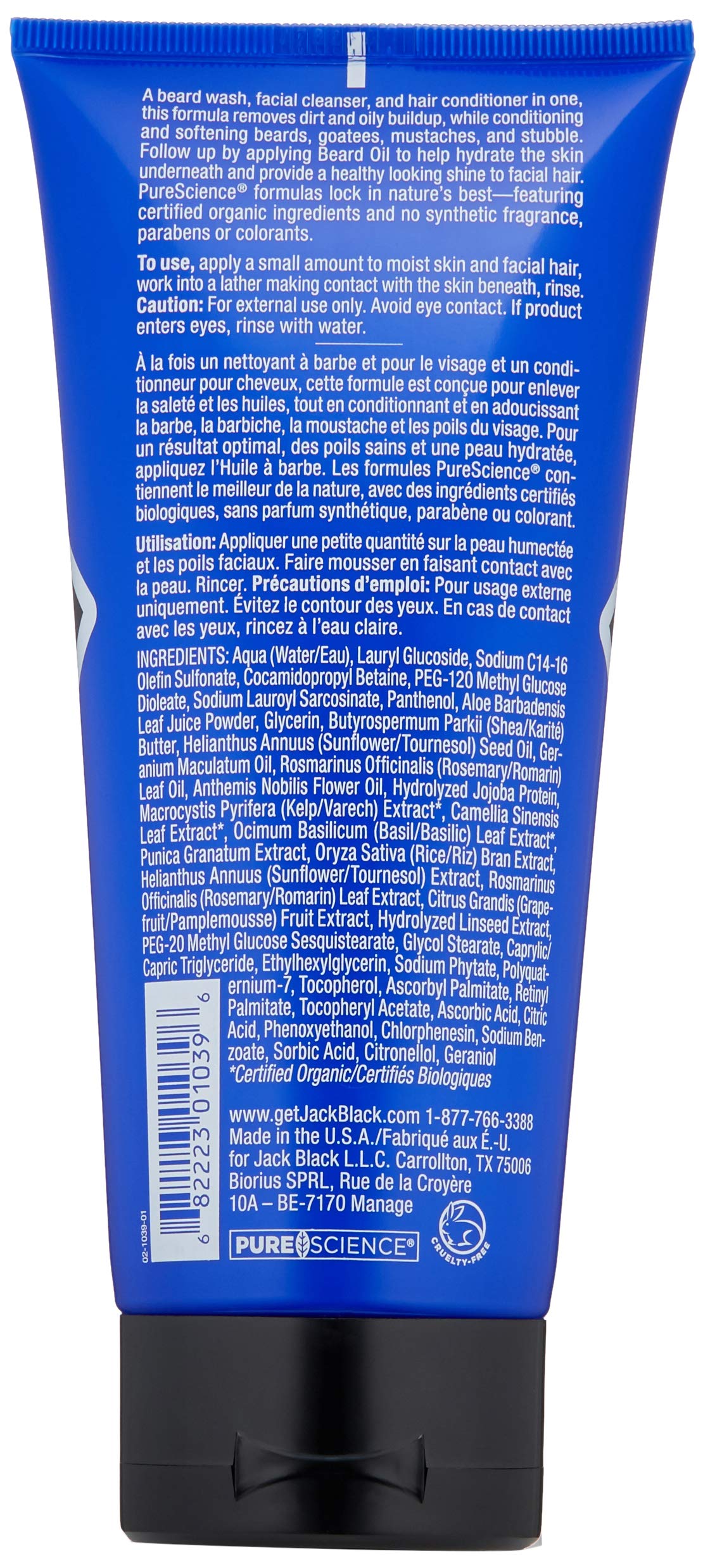 Foto 3 pulgar | Jabón Y Acondicionador Para Barba Jack Black Beard Wash 180 Ml Para Hombre - Venta Internacional.