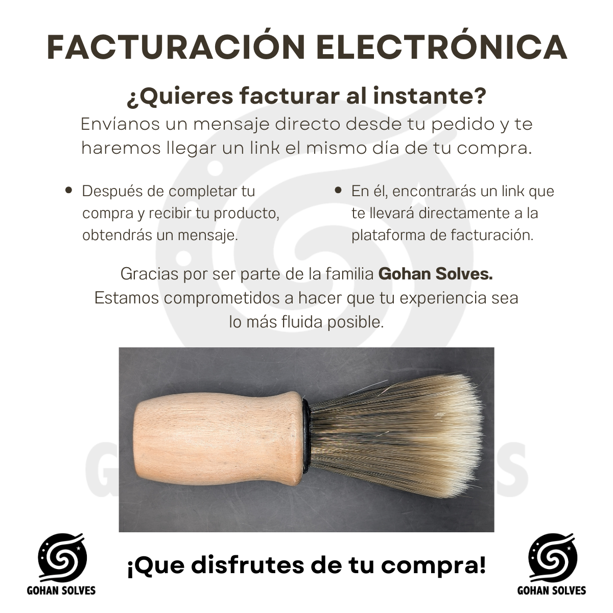 Foto 9 pulgar | Brocha De Afeitar, Madera, Nailon Suave, Profesional Barbero