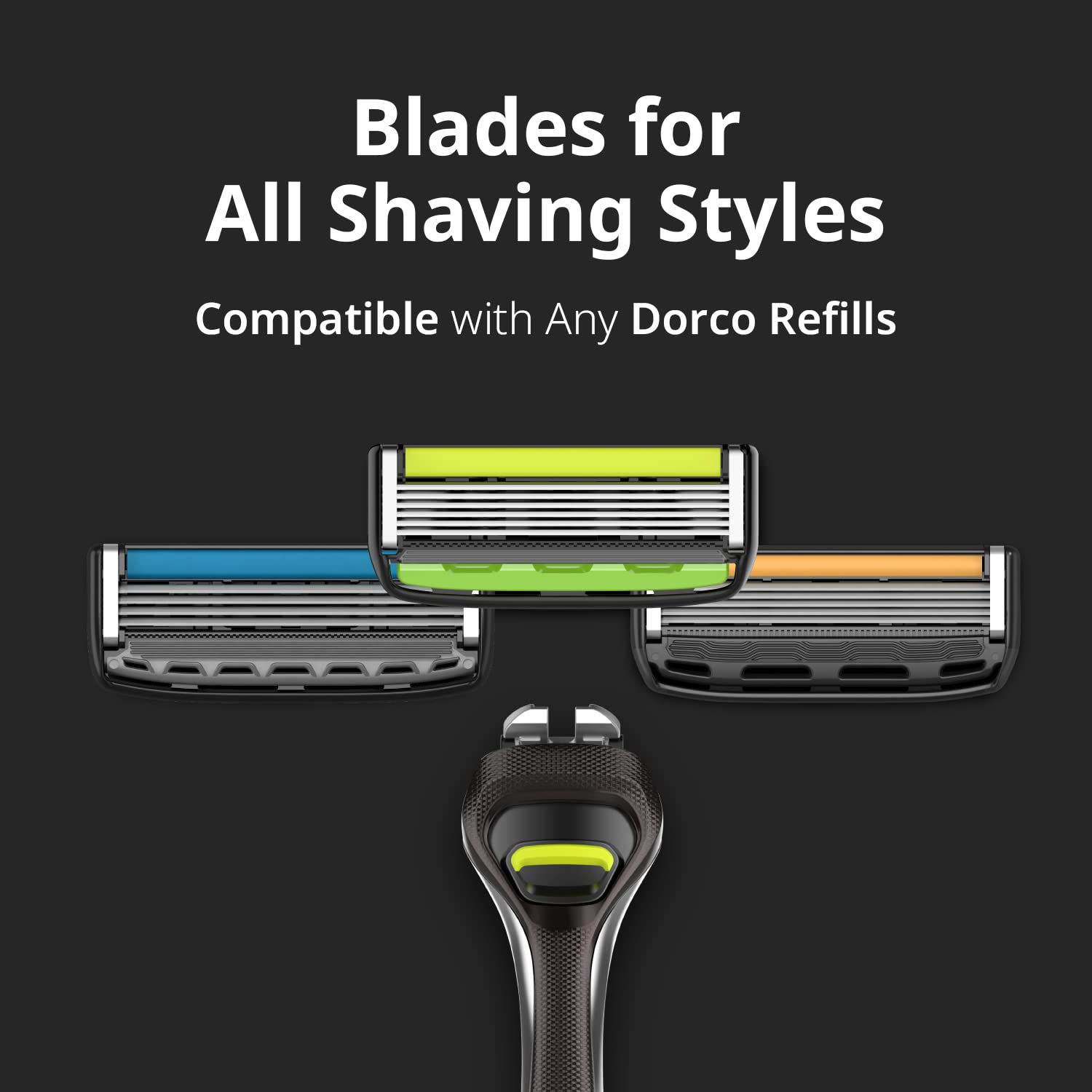Foto 8 pulgar | Razor Dorco Pace 6 Pro Six Blade Con Recortadora, Paquete De 10 - Venta Internacional.
