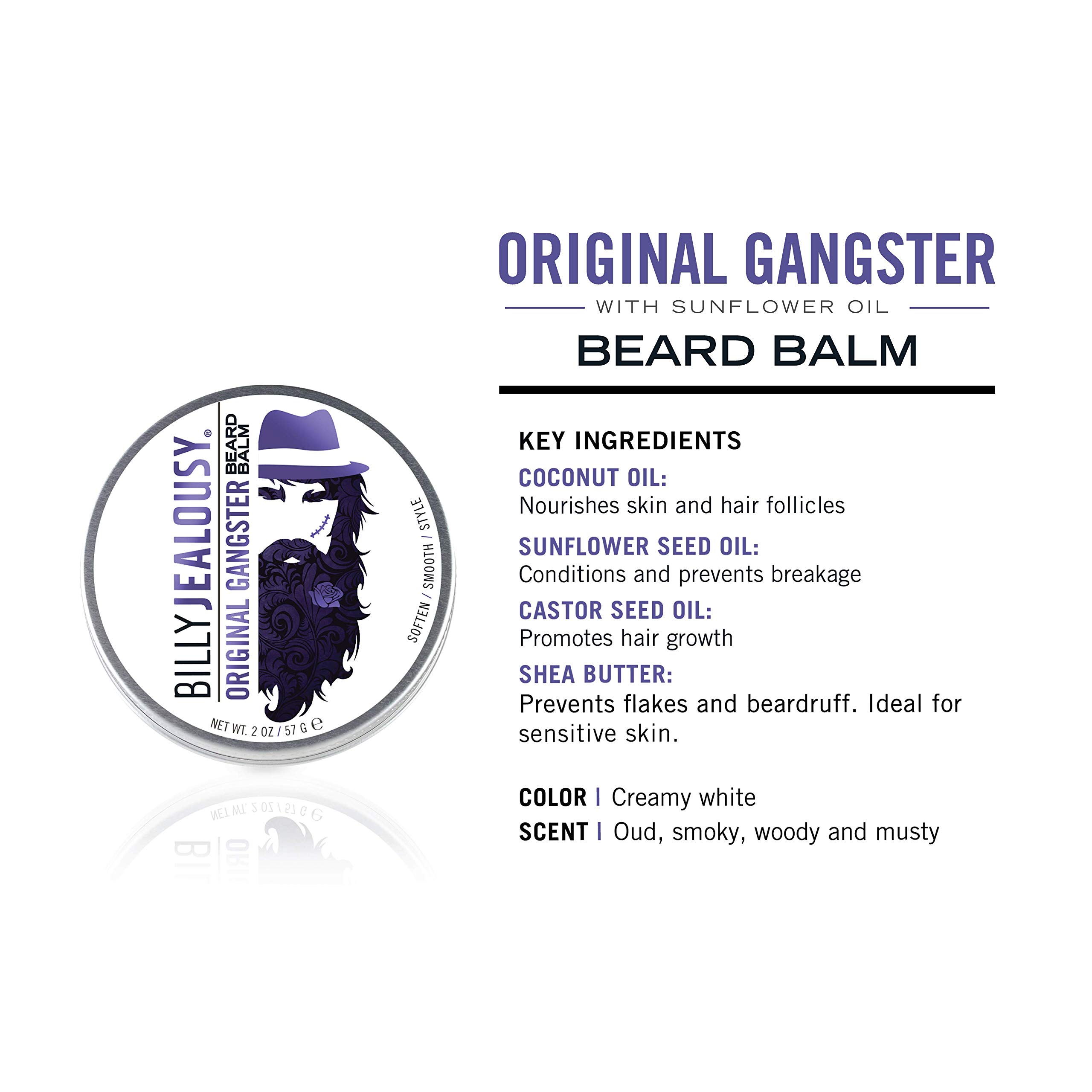 Foto 4 pulgar | Bálsamo Para Barba Billy Jealousy Everyday Light Hold Oud Wood 60 Ml - Venta Internacional.
