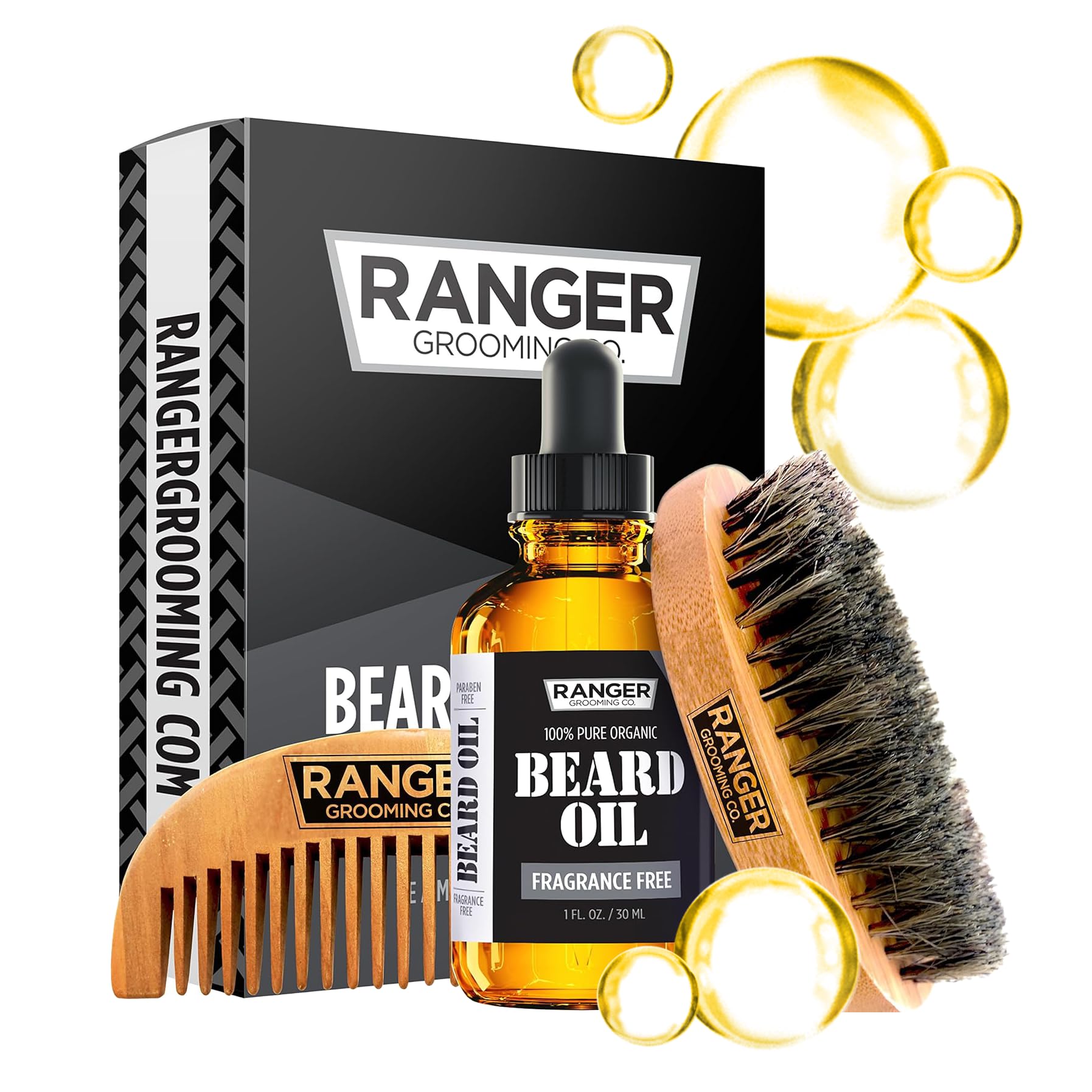 Foto 1 | Beard Kit Leven Rose Ranger Grooming Company, Aceite Para Barba De 30 Ml - Venta Internacional.