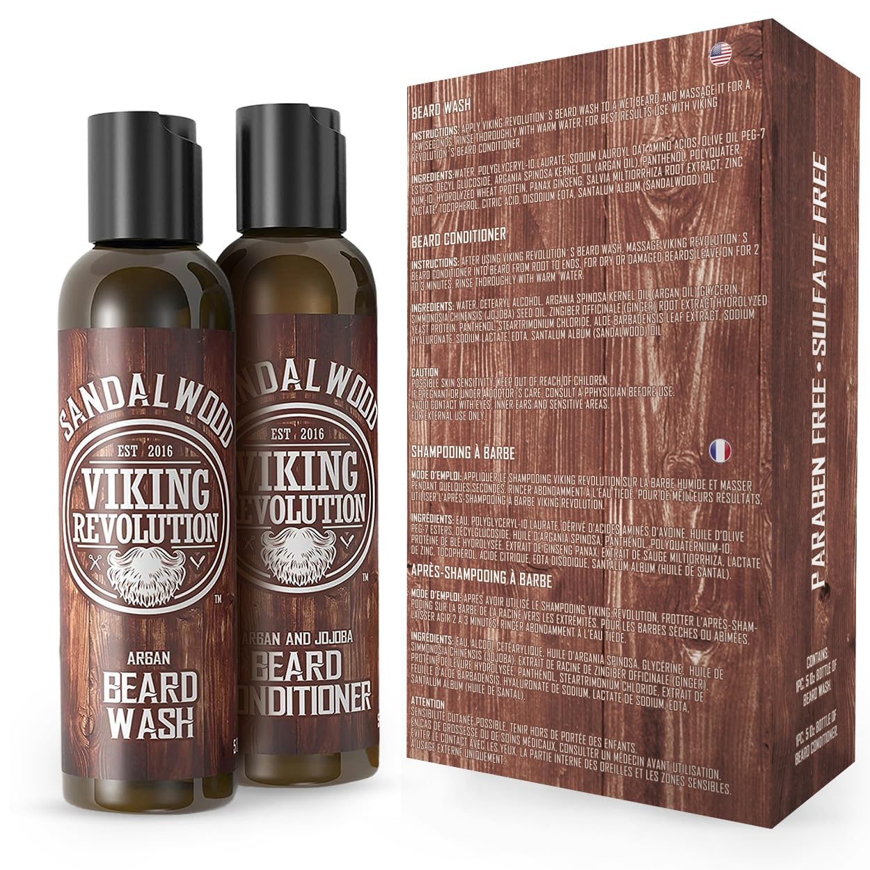 Foto 6 | Set De Jabón Y Acondicionador Para Barba Viking Revolution - Venta Internacional.