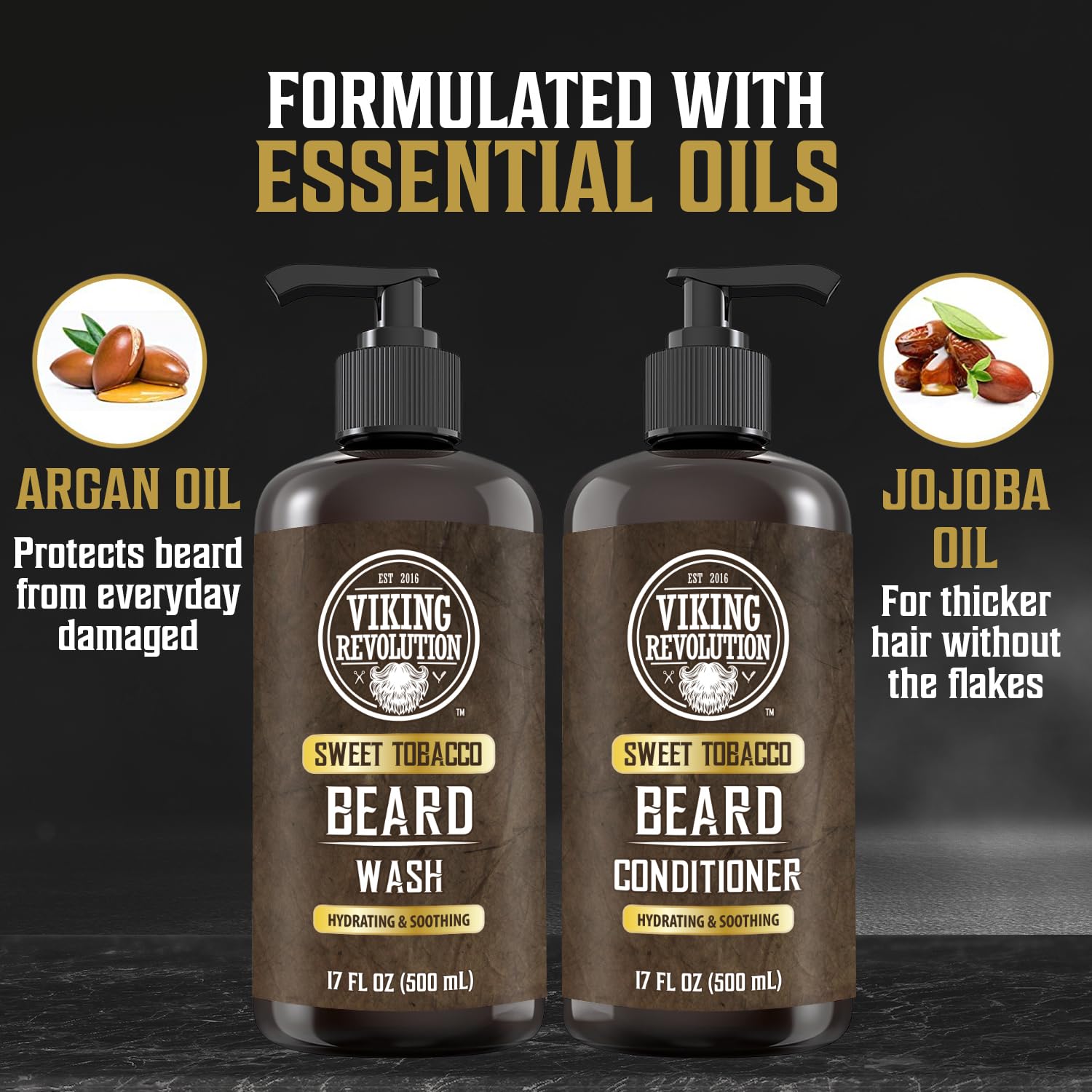 Foto 6 pulgar | Limpiador Y Acondicionador Para Barba Viking Revolution 500 Ml - Venta Internacional.