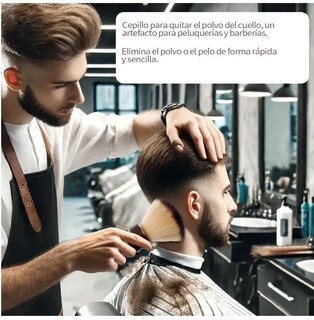 Foto 6 | Brocha Para Afeitar Barber Madera Con Tazón De Jabón Afeitar