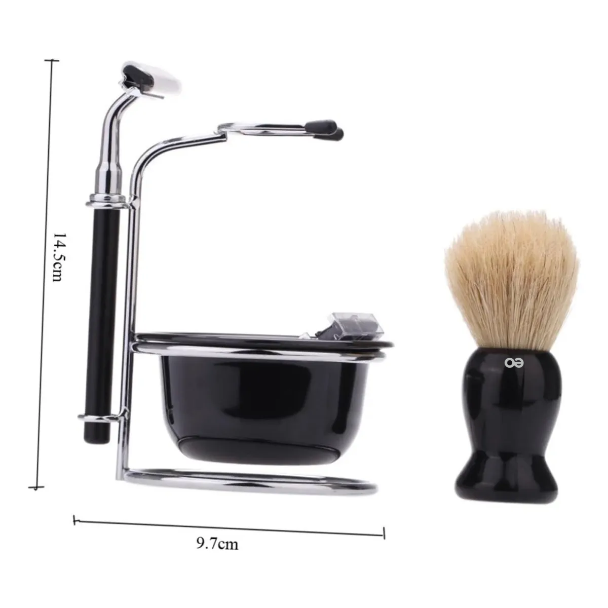 Foto 3 pulgar | Kit Para Rasurar Hombre Para Afeitar Eo Safe Imports Esi-19294 Negro