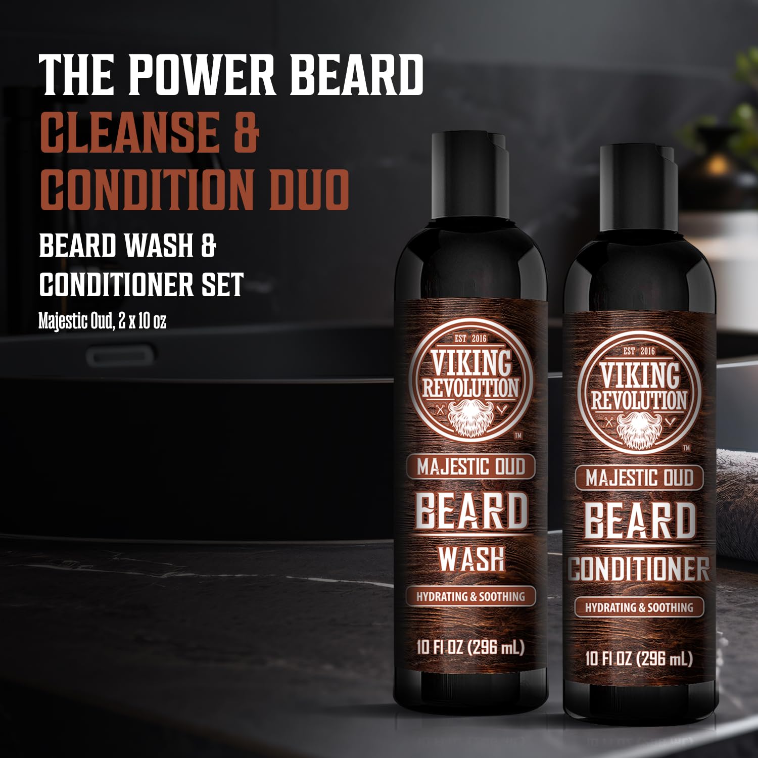Foto 3 pulgar | Limpiador Y Acondicionador Para Barba Viking Revolution 300 Ml Para Hombre - Venta Internacional.