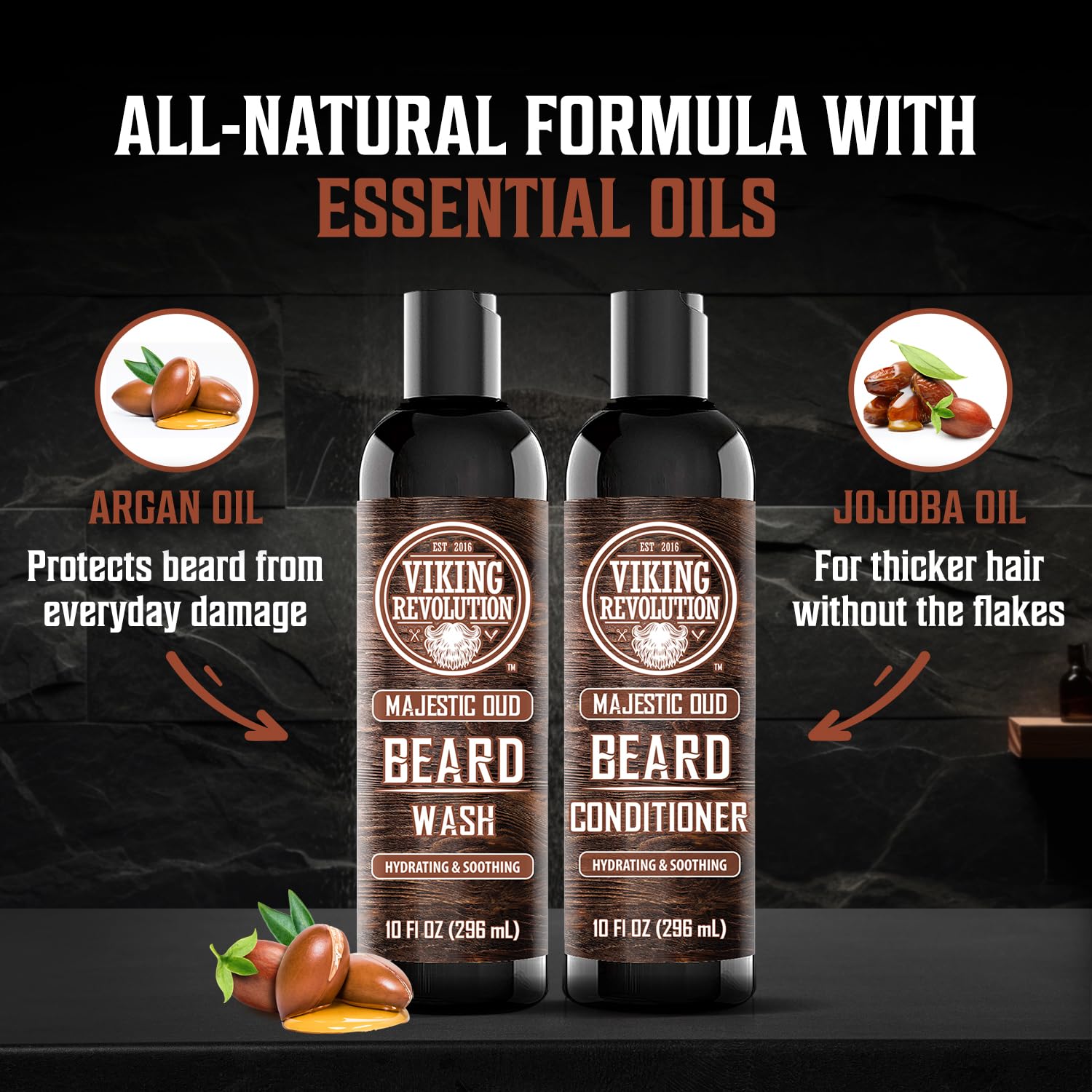 Foto 6 pulgar | Limpiador Y Acondicionador Para Barba Viking Revolution 300 Ml Para Hombre - Venta Internacional.