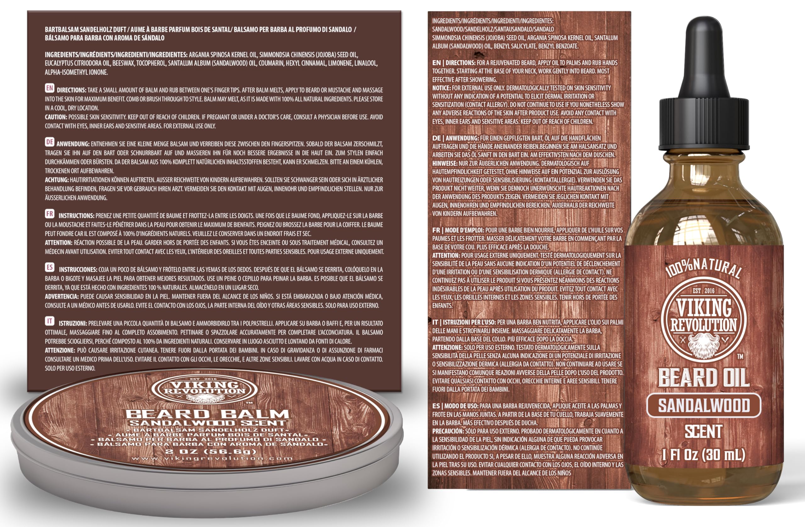 Foto 7 pulgar | Kit De Cuidado De Barba Viking Revolution Ultimate Para Hombre - Venta Internacional.