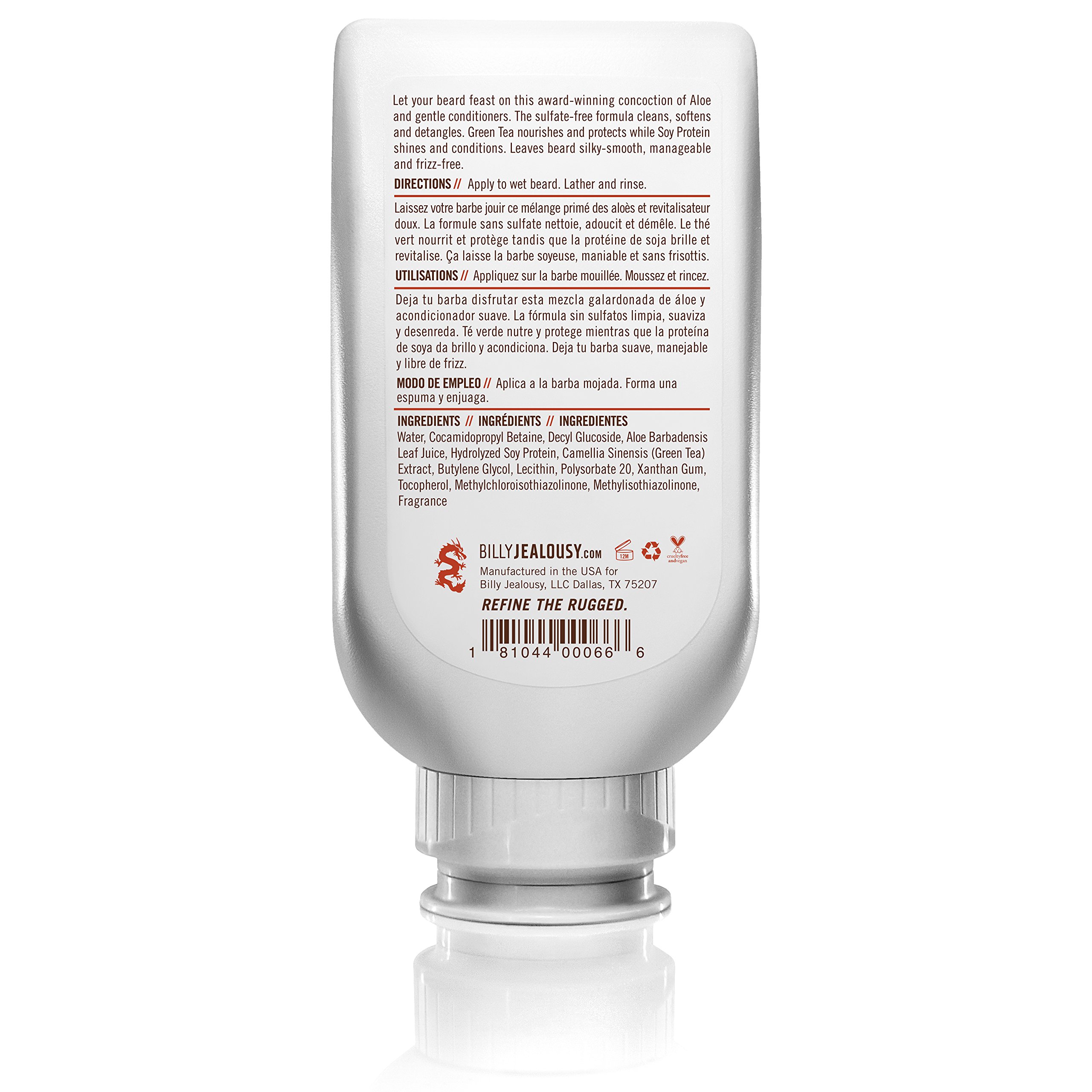 Foto 3 pulgar | Champú Para Barba Billy Jealousy, Gel Hidratante Para Barba, 240 Ml - Venta Internacional.