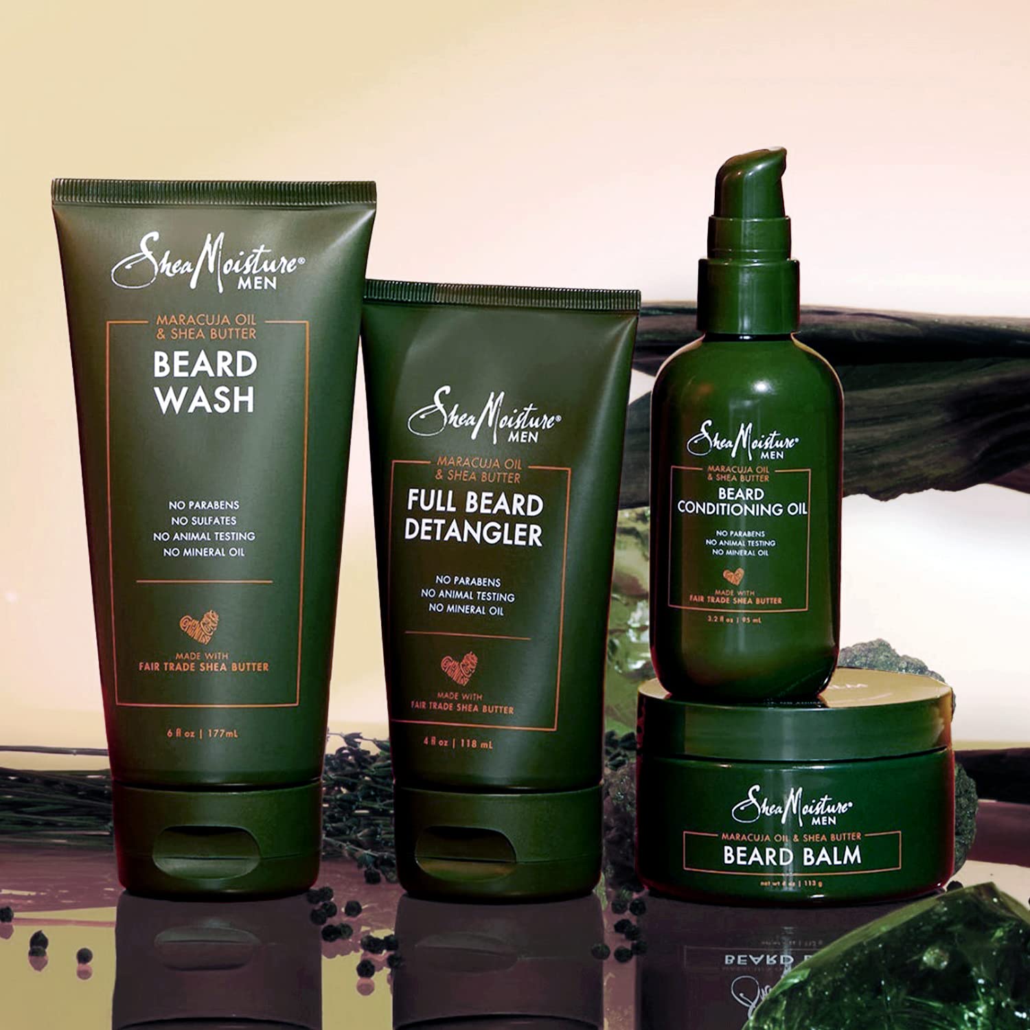 Foto 5 pulgar | Kit De Cuidado De Barba Sheamoisture Para Hombre Con Jabón, Bálsamo, Aceite Y Acondicionador - Venta Internacional.