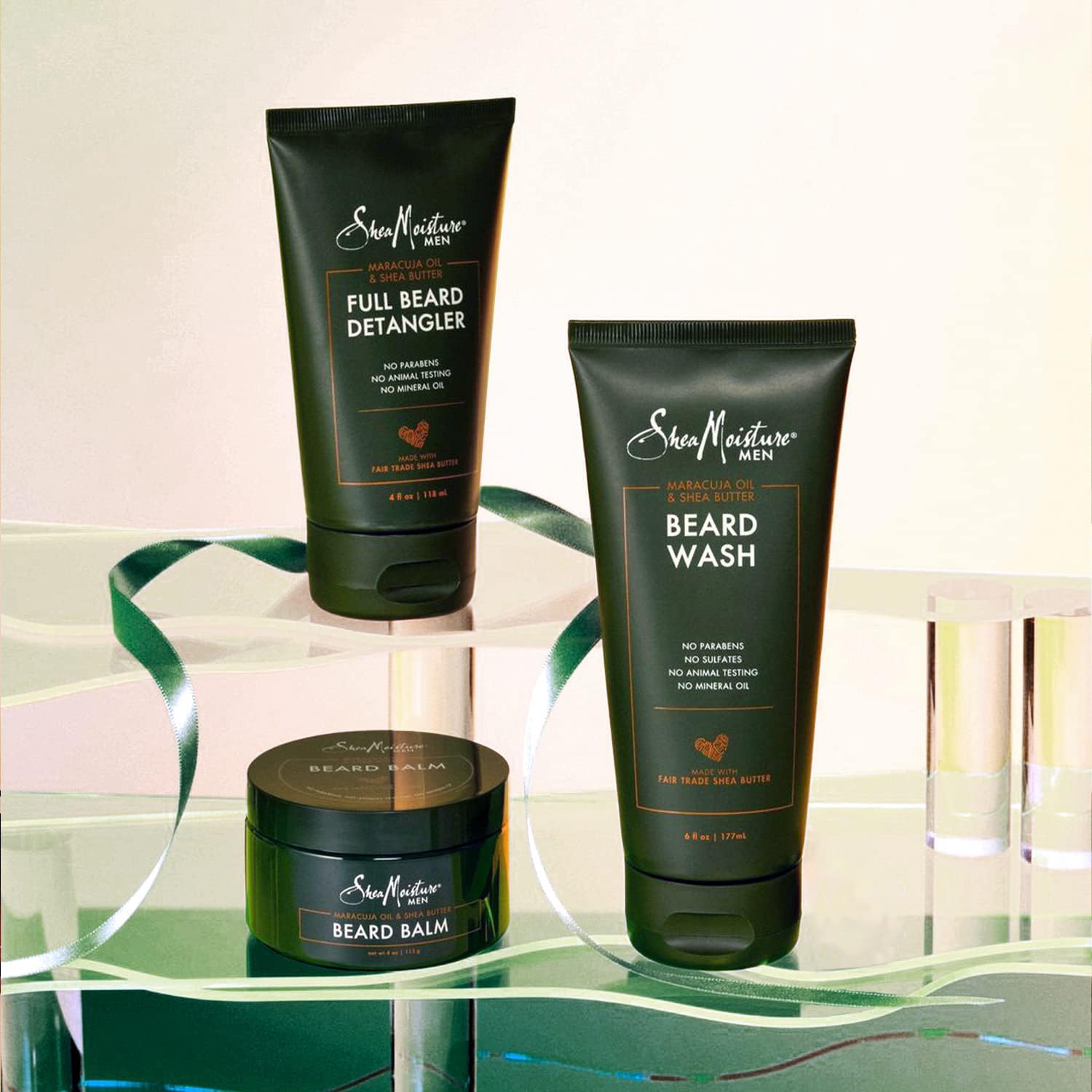 Foto 5 | Kit De Cuidado De Barba Sheamoisture Para Hombre Con Jabón, Bálsamo, Aceite Y Acondicionador - Venta Internacional.
