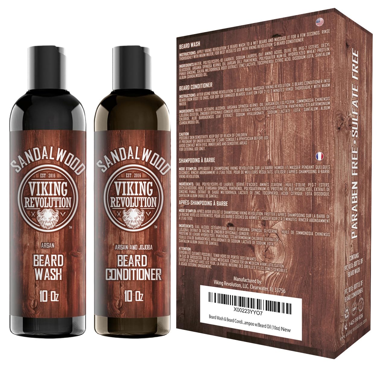 Foto 7 pulgar | Set De Jabón Y Acondicionador Para Barba Viking Revolution 300 Ml - Venta Internacional.