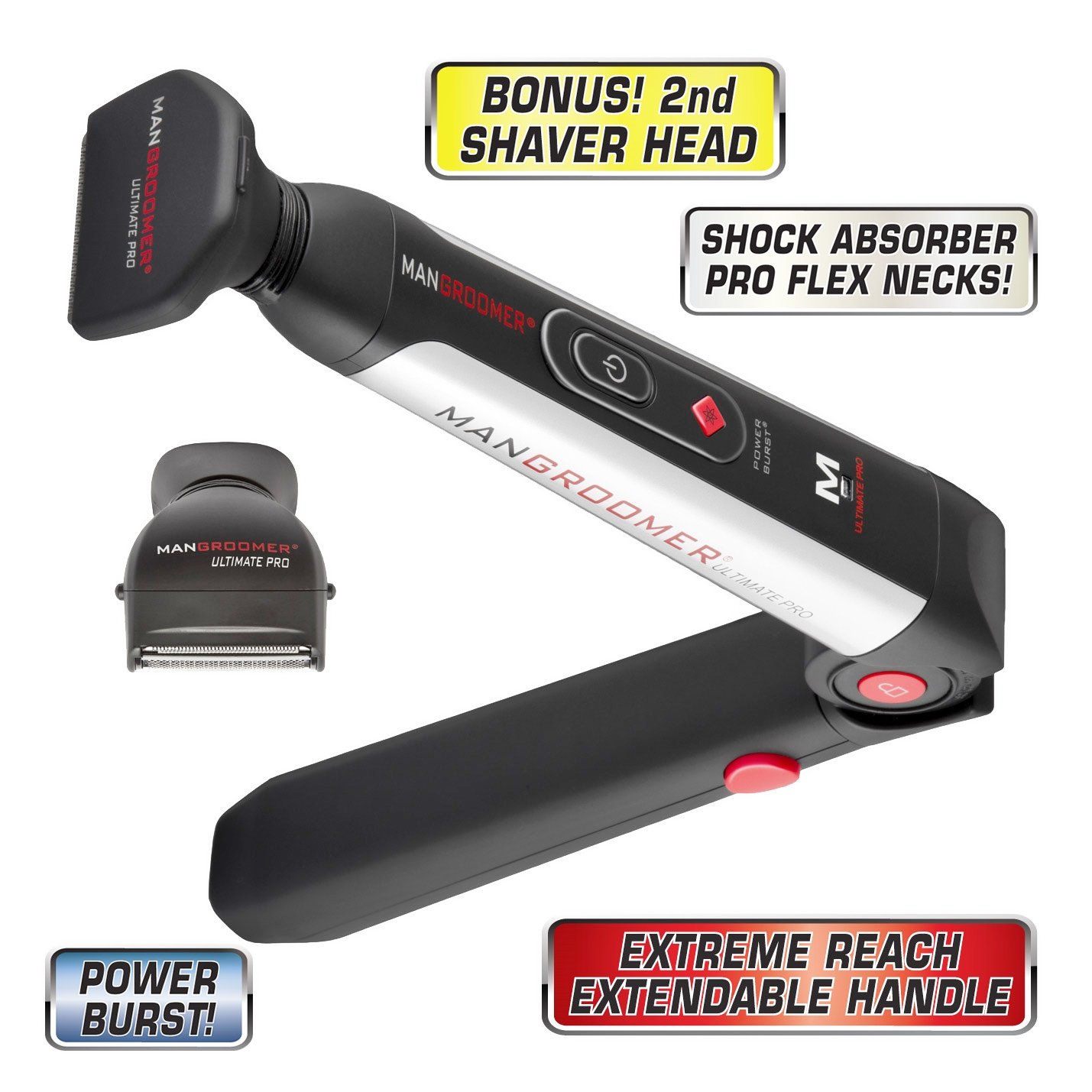 Foto 5 pulgar | Afeitadora De Espalda Mangroomer Ultimate Pro Con Cuchilla De Repuesto - Venta Internacional.
