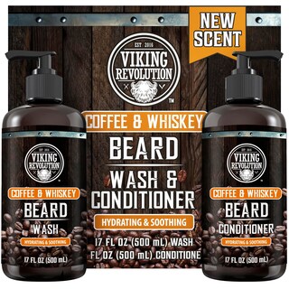 Foto 1 | Set De Jabón Y Acondicionador Para Barba Viking Revolution Con Aroma A Café Y Whisky, 500 Ml - Venta Internacional.
