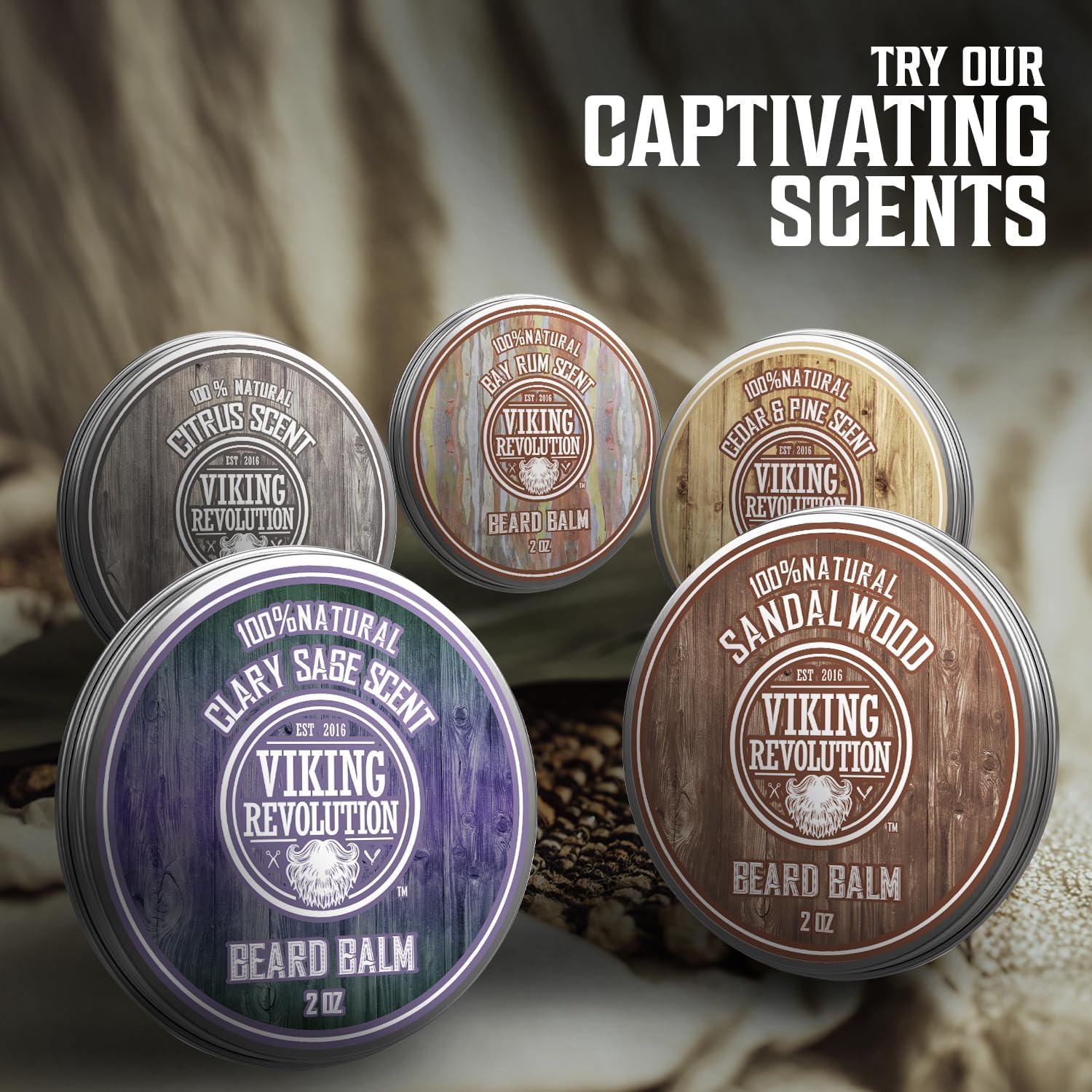 Foto 8 pulgar | Bálsamo Para Barba Viking Revolution De Cedro Y Pino Con Aceite De Argán, 60 Ml - Venta Internacional.