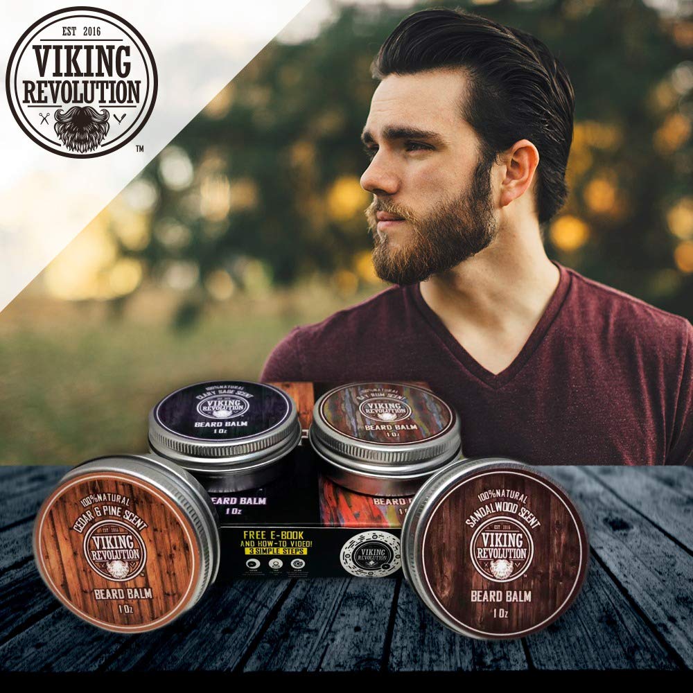 Foto 4 pulgar | Paquete Variado De Bálsamo Para Barba Viking Revolution, 4 X 30 Ml - Venta Internacional.