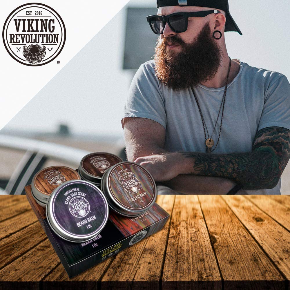 Foto 6 pulgar | Paquete Variado De Bálsamo Para Barba Viking Revolution, 4 X 30 Ml - Venta Internacional.