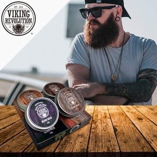 Foto 5 | Paquete Variado De Bálsamo Para Barba Viking Revolution, 4 X 30 Ml - Venta Internacional.