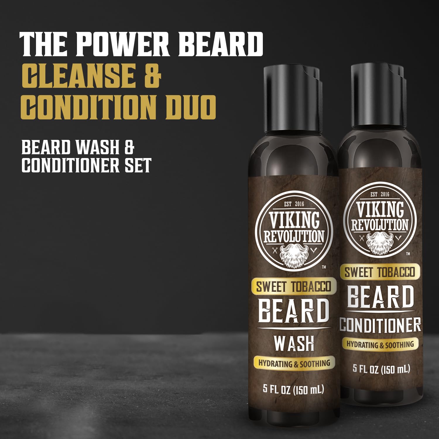 Foto 3 pulgar | Limpiador Y Acondicionador Para Barba Viking Revolution Sweet Tobacco 150 Ml - Venta Internacional.