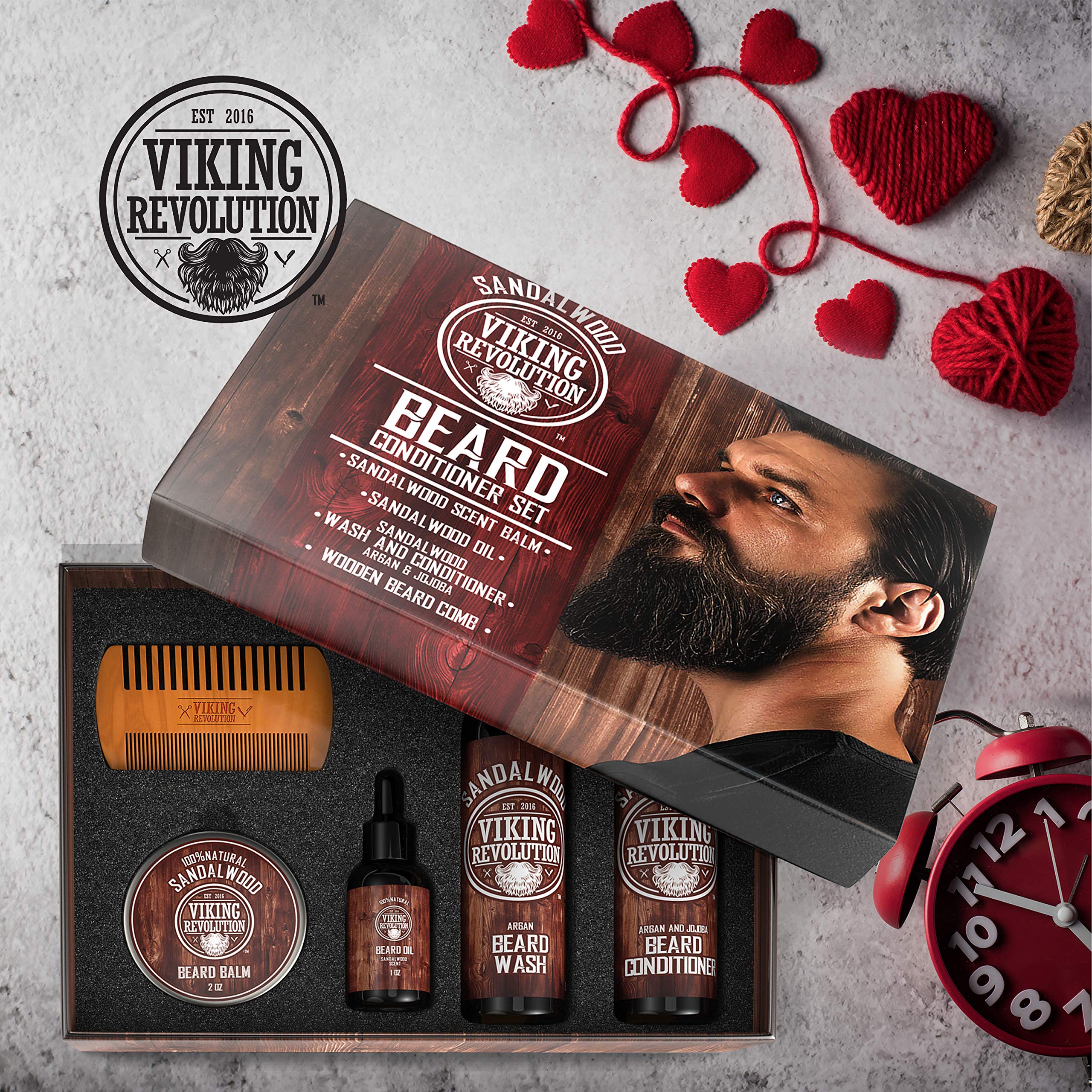 Foto 3 pulgar | Kit De Cuidado De Barba Viking Revolution Ultimate Con Sándalo - Venta Internacional.