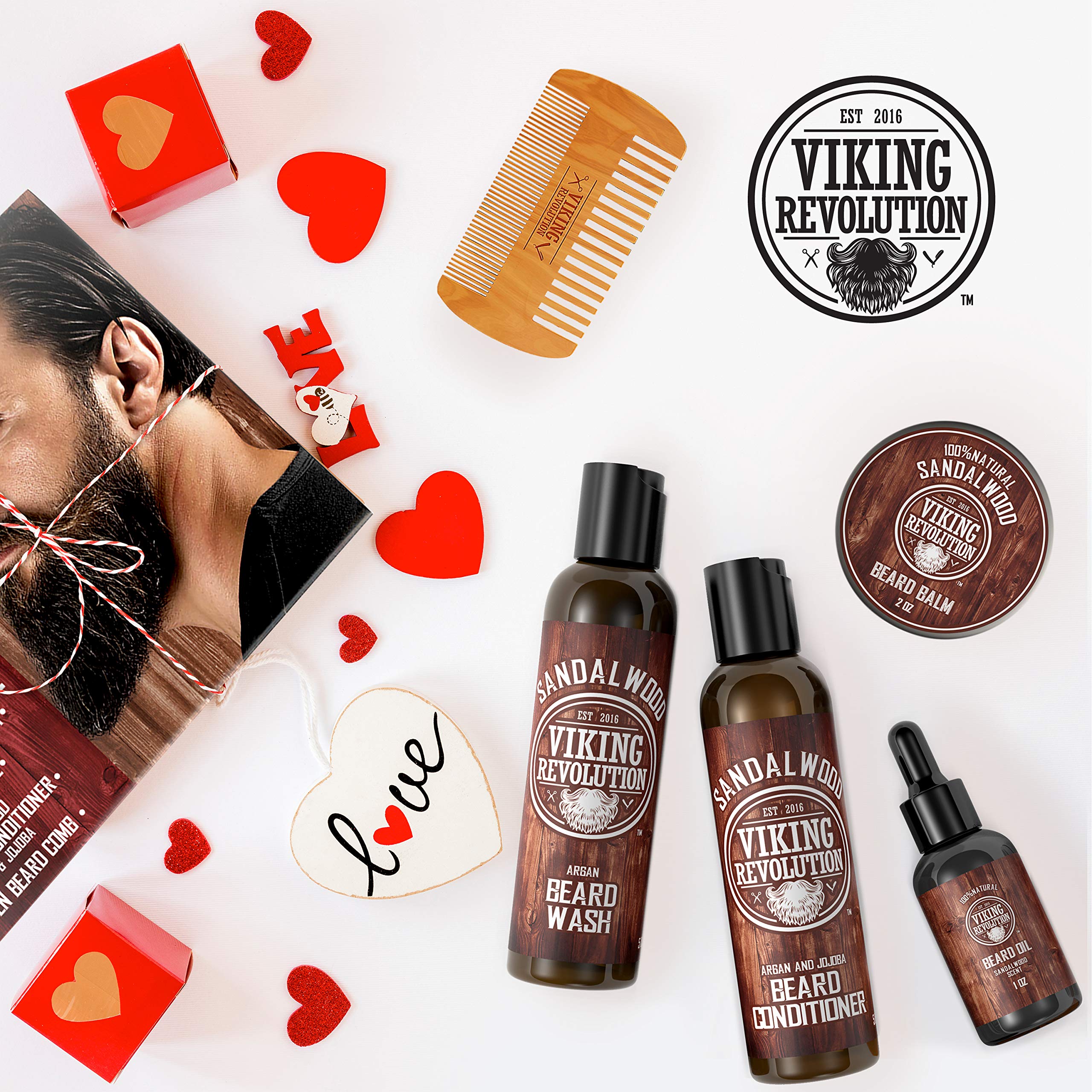 Foto 4 pulgar | Kit De Cuidado De Barba Viking Revolution Ultimate Con Sándalo - Venta Internacional.