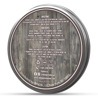 Foto 6 | Kit Para El Crecimiento De Barba Viking Revolution Con Aceite, Bálsamo, Sérum Y Peine - Venta Internacional.