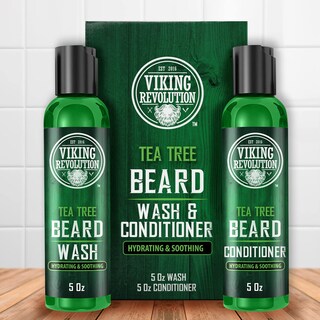 Foto 5 | Set De Limpiador Y Acondicionador Para Barba Viking Revolution Tea Tree - Venta Internacional.