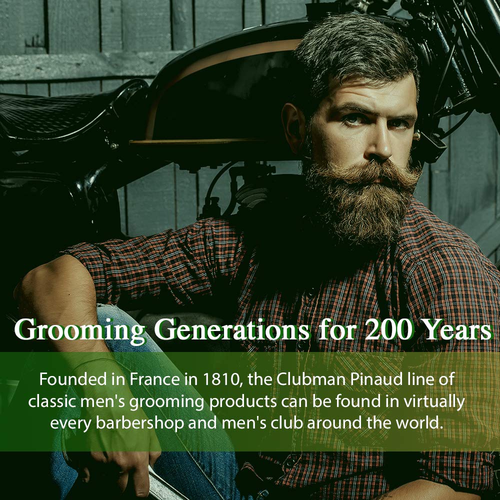 Foto 4 | Paquete Para Colgar Moustache Wax Clubman  Color Neutro  15 Ml  3 Paquetes - Venta Internacional.