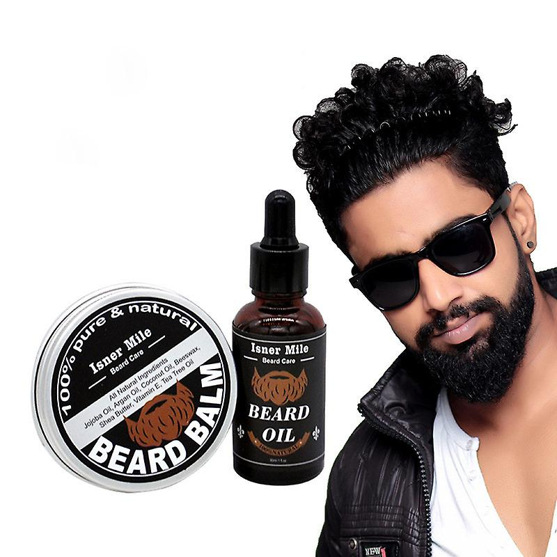 Foto 2 pulgar | Kit De Cuidado De Barba Huoguo  Bálsamo Para Barba  Aceite En Crema Con Bolsa De 20 Ml  Para Hombre - Venta Internaci